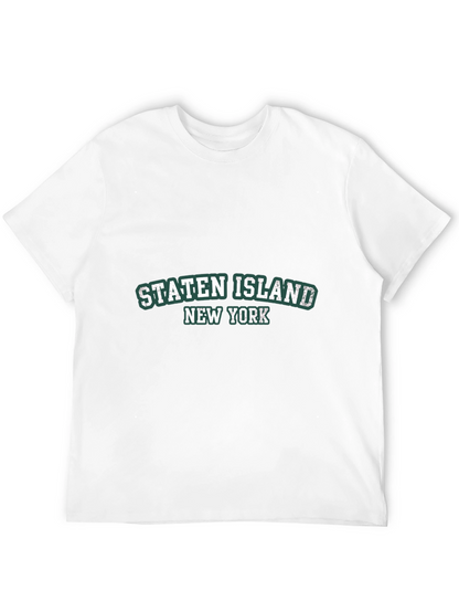 Staten Island NY Black Tee Shirt