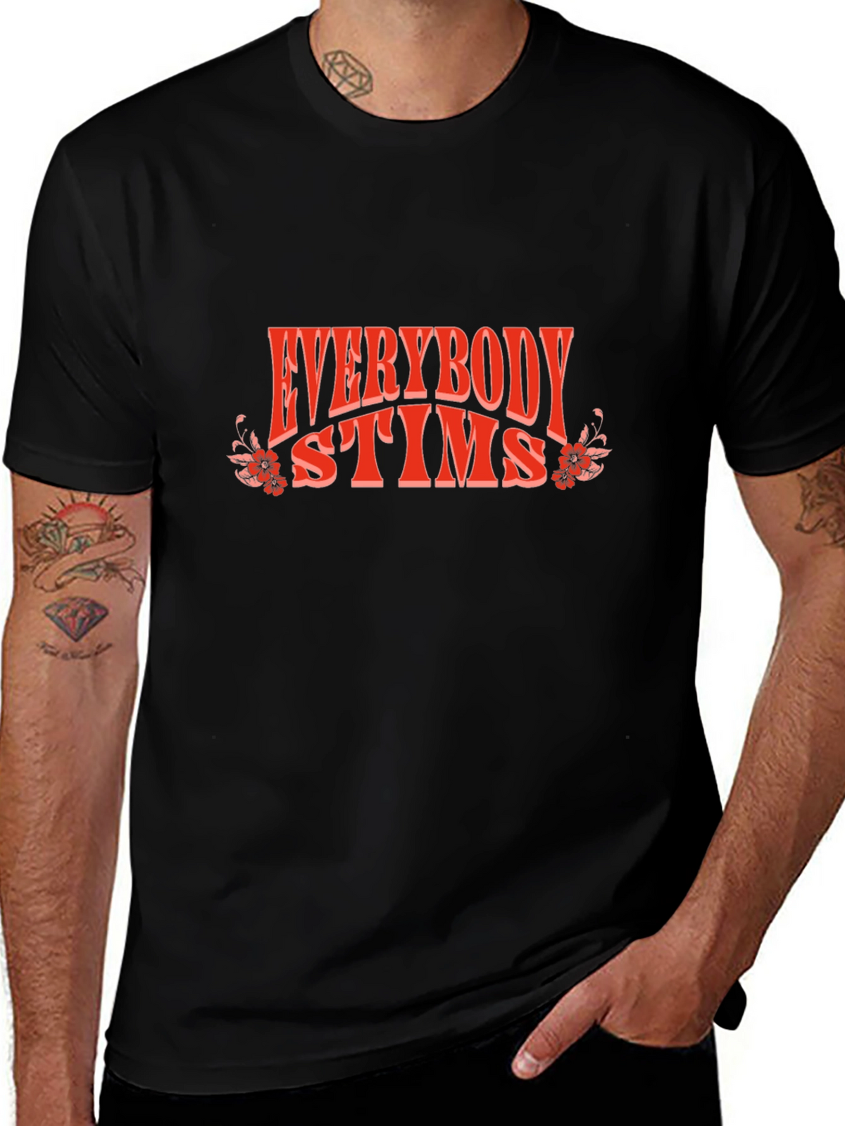Everybody Stims Graphic Tee - Comfort & Style