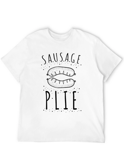 Sausage Plie Black Graphic T-Shirt