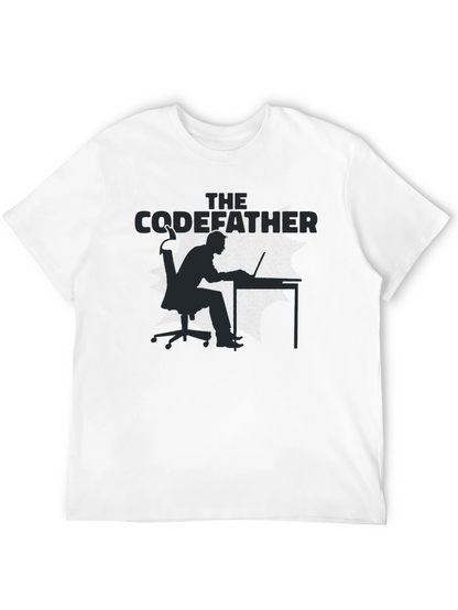 The Codefather Black T-Shirt - Programmer Gift