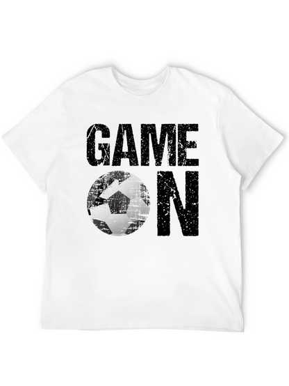 Game On Soccer Graphic Tee - Mens Black T-Shirt
