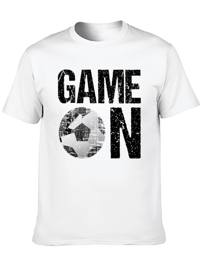 Game On Soccer Graphic Tee - Mens Black T-Shirt