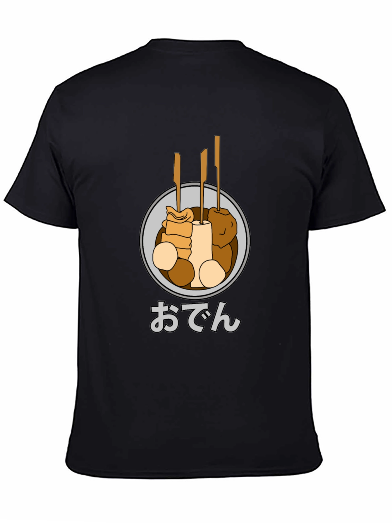 Oden Food Graphic T-Shirt - Japanese Street Food Tee