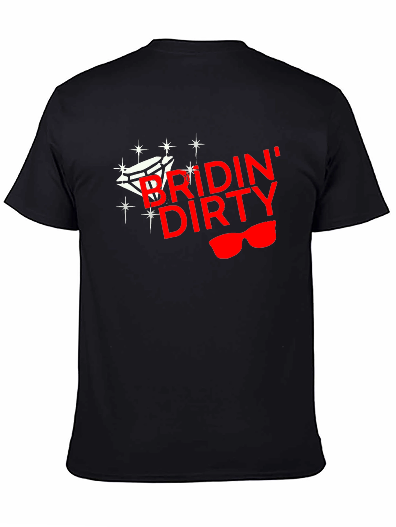 Bridin Dirty Graphic Tee - Black