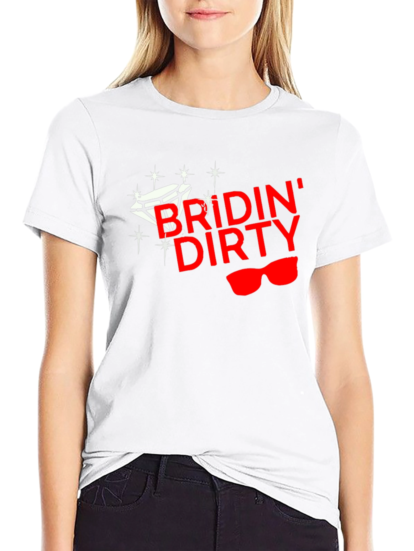 Bridin Dirty Graphic Tee - Black