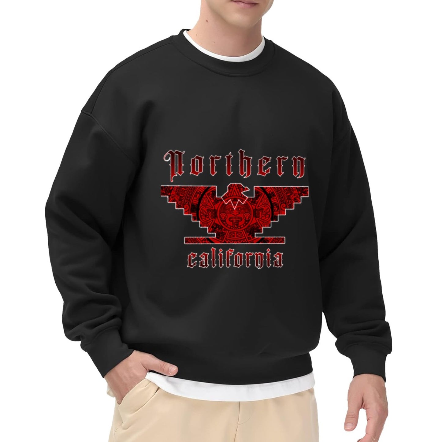 Northern California Tribal-Inspired Graphic Sweatshirt