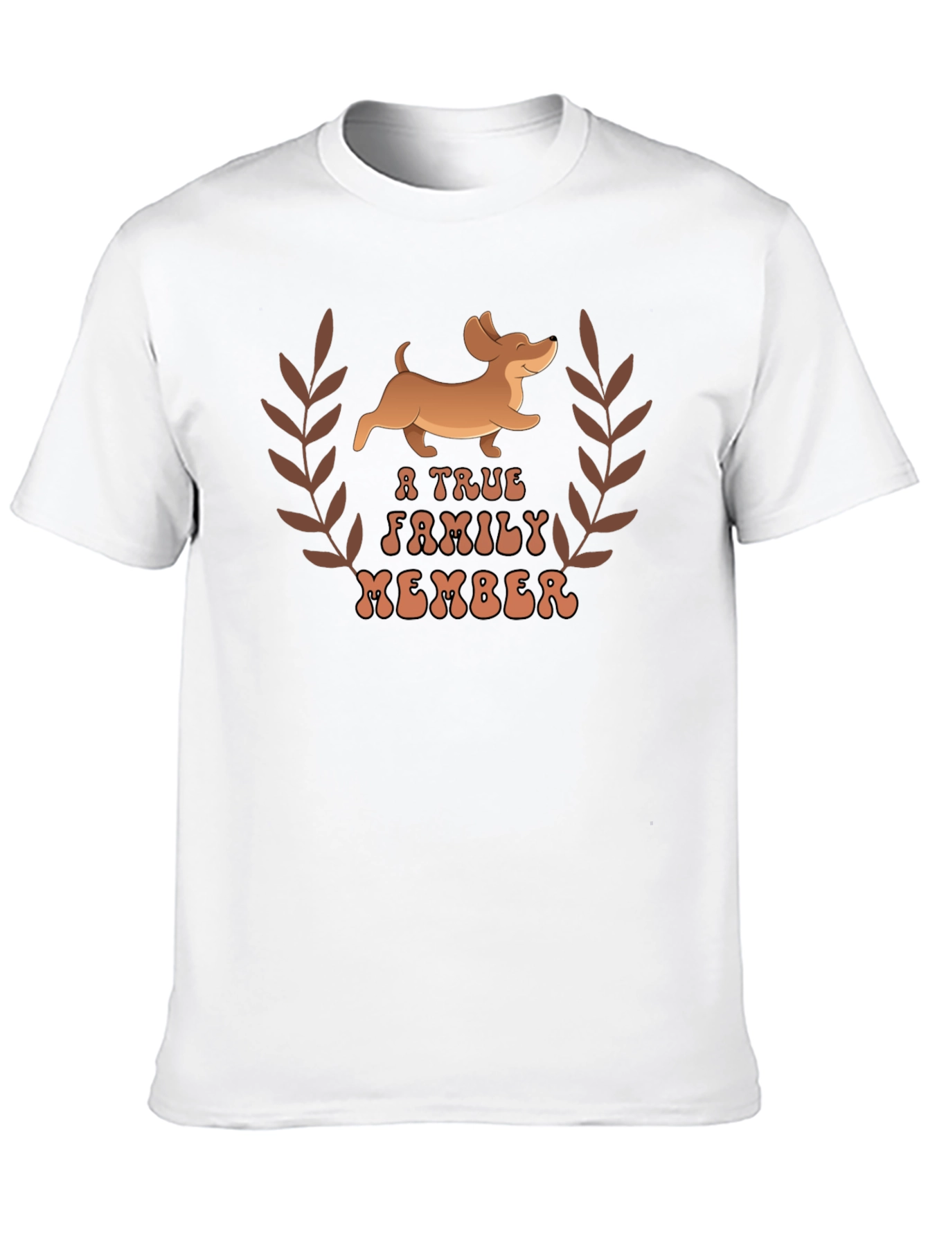 Dachshund True Family Member Graphic T-Shirt