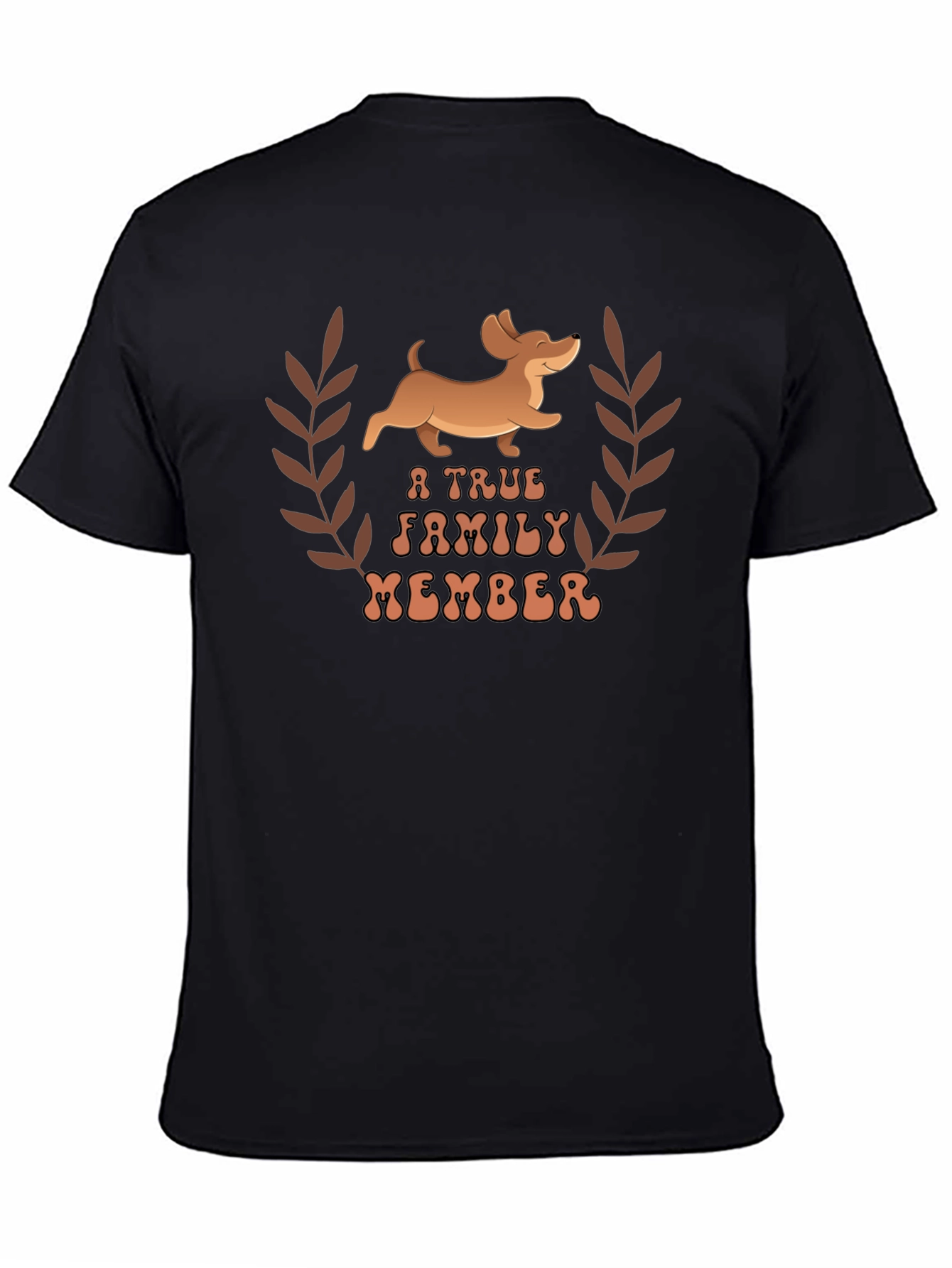 Dachshund True Family Member Graphic T-Shirt