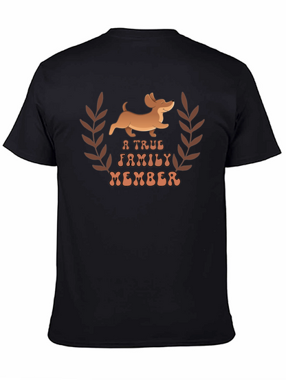 Dachshund True Family Member Graphic T-Shirt