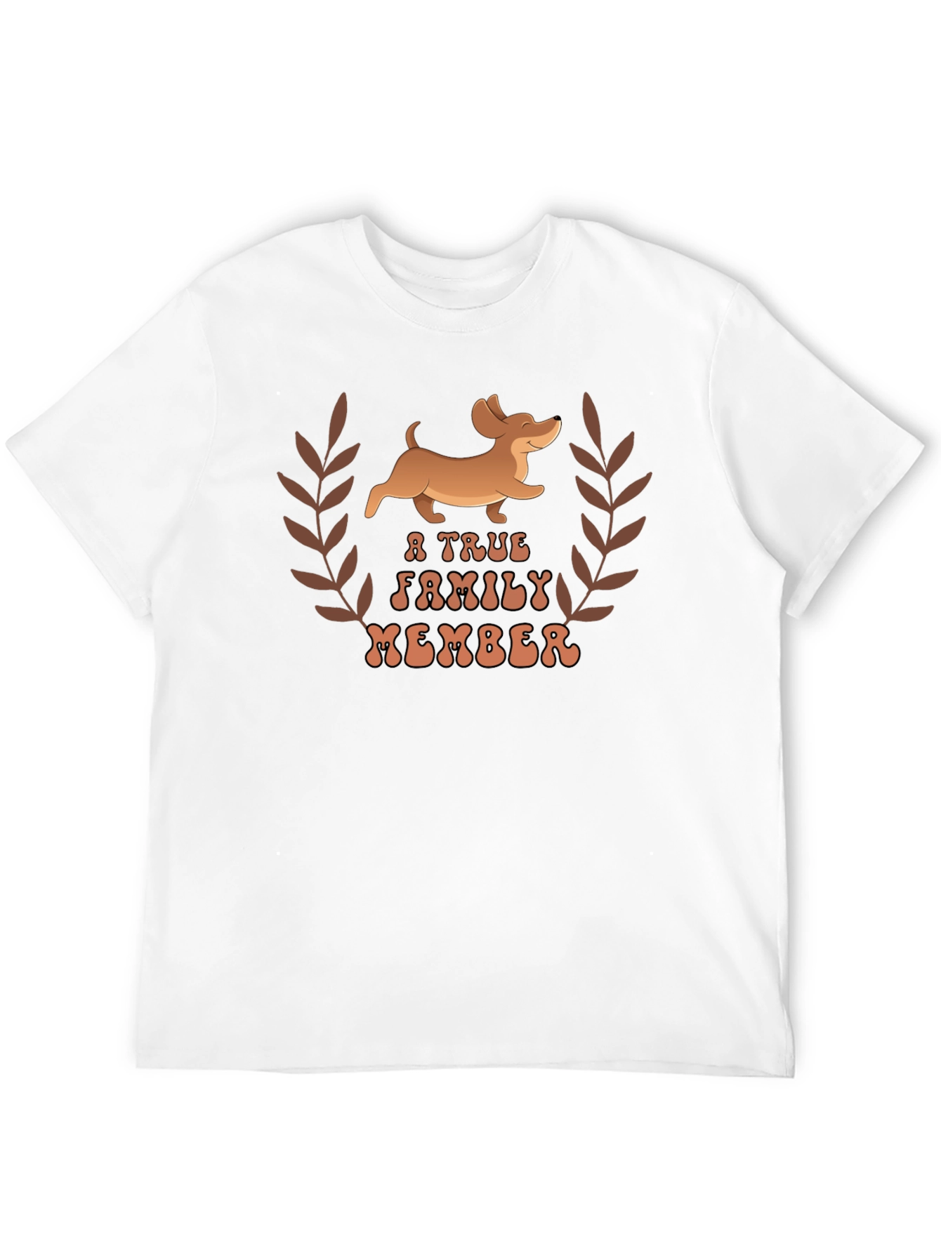 Dachshund True Family Member Graphic T-Shirt