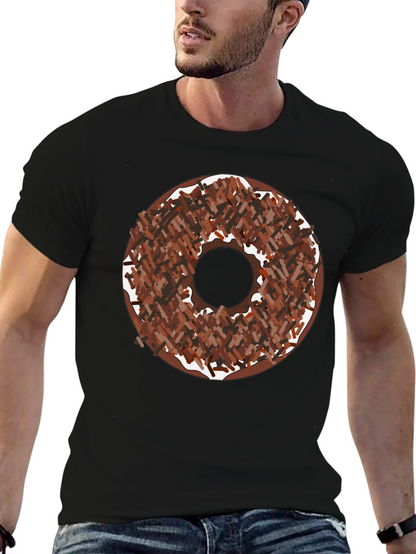 Donut Sprinkle Graphic Tee - Unisex Crew Neck