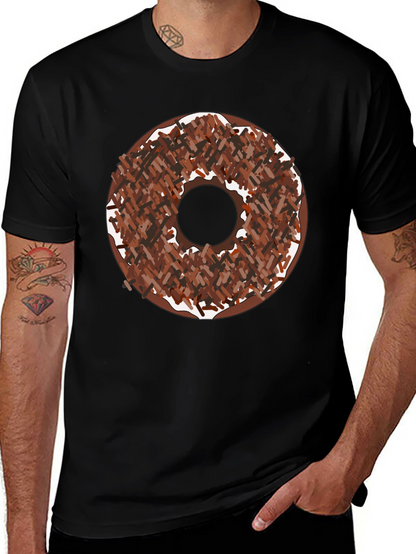 Donut Sprinkle Graphic Tee - Unisex Crew Neck