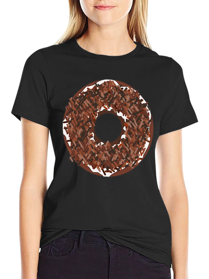 Donut Sprinkle Graphic Tee - Unisex Crew Neck
