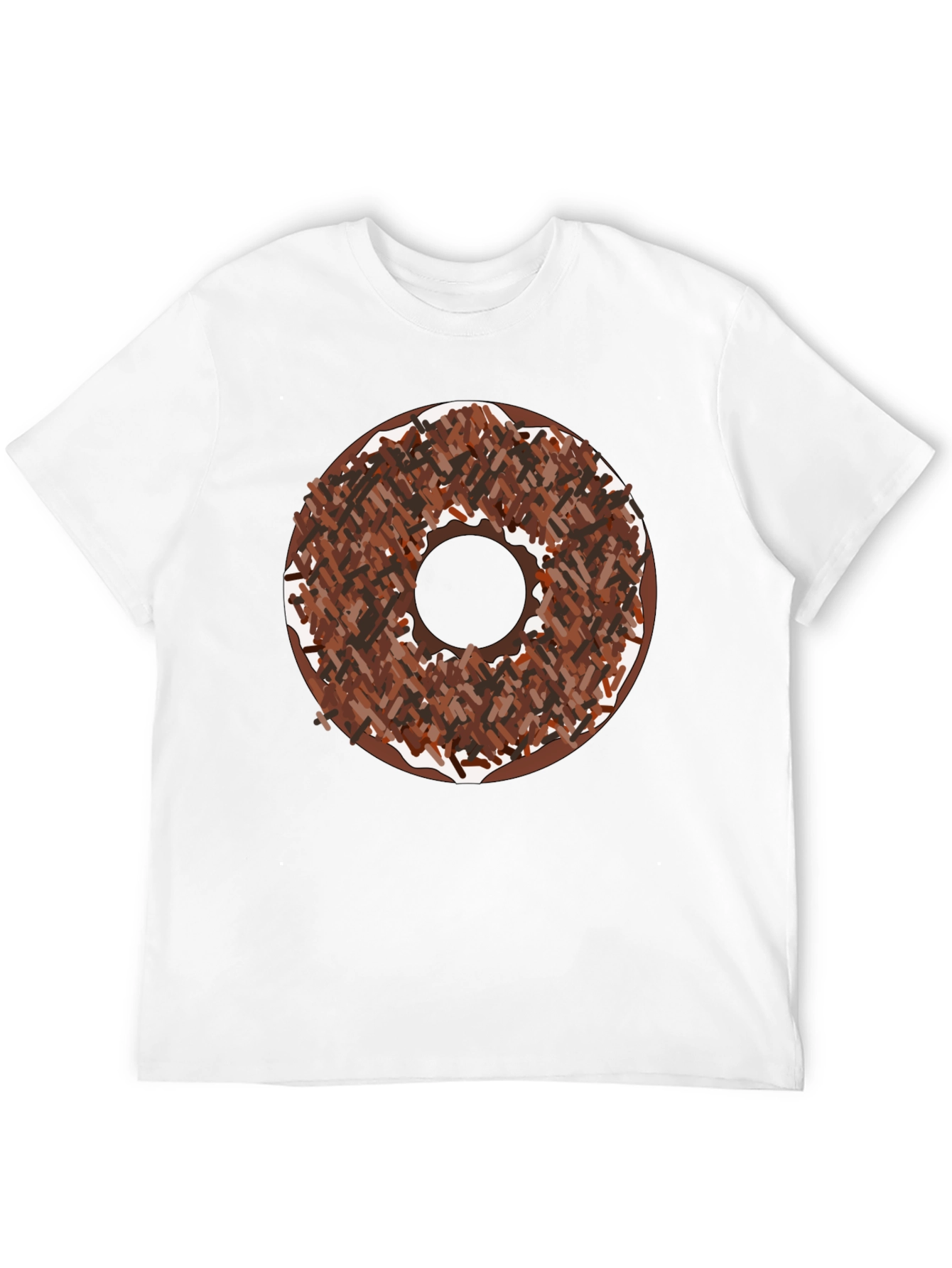 Donut Sprinkle Graphic Tee - Unisex Crew Neck