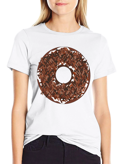Donut Sprinkle Graphic Tee - Unisex Crew Neck