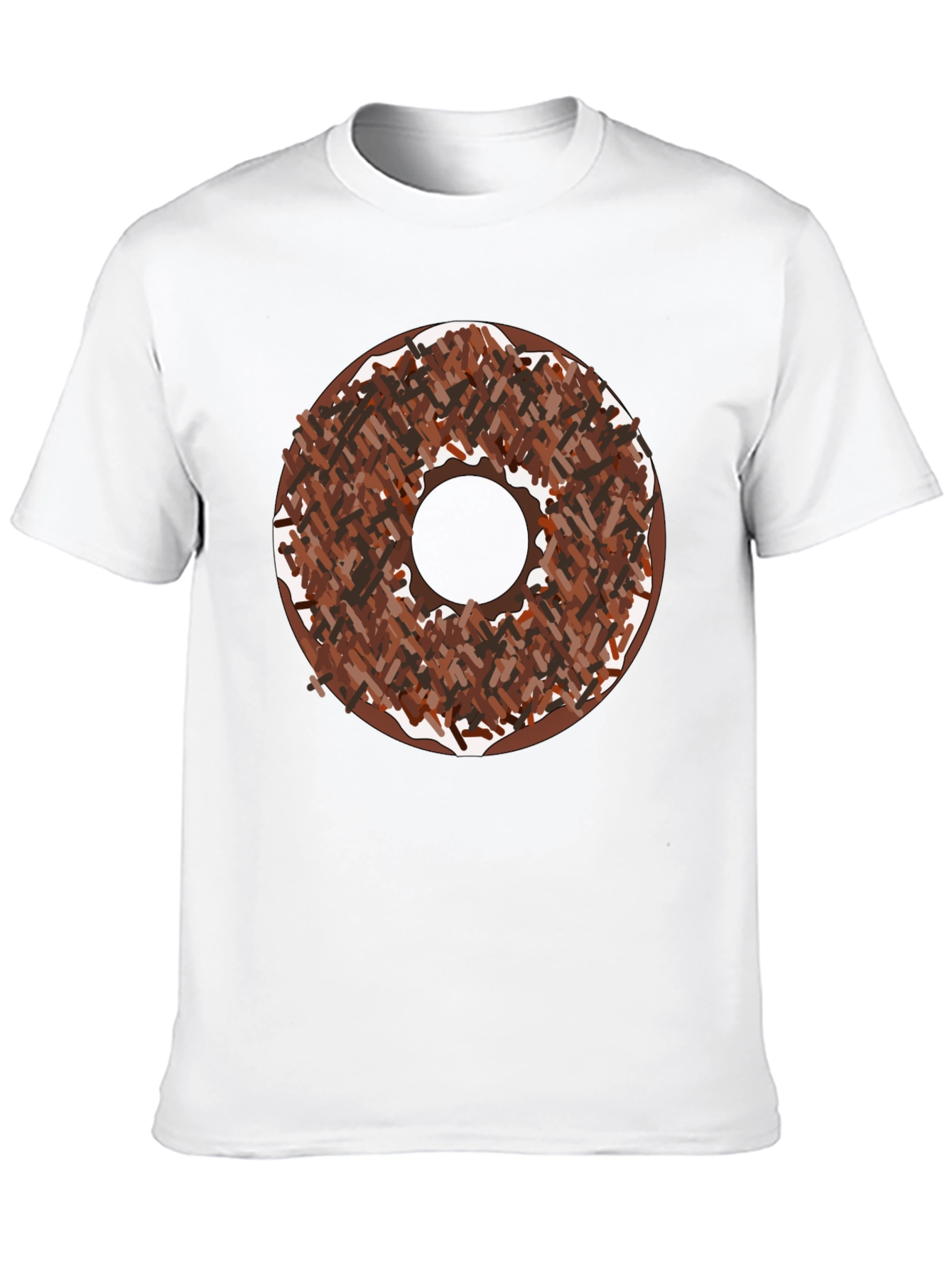 Donut Sprinkle Graphic Tee - Unisex Crew Neck