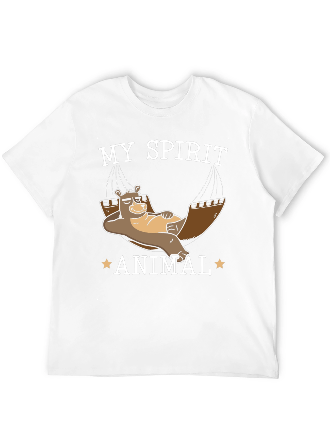 My Spirit Animal T-Shirt - Lazy Bear Hammock Design