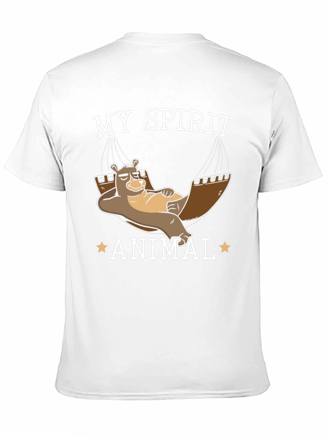 My Spirit Animal T-Shirt - Lazy Bear Hammock Design