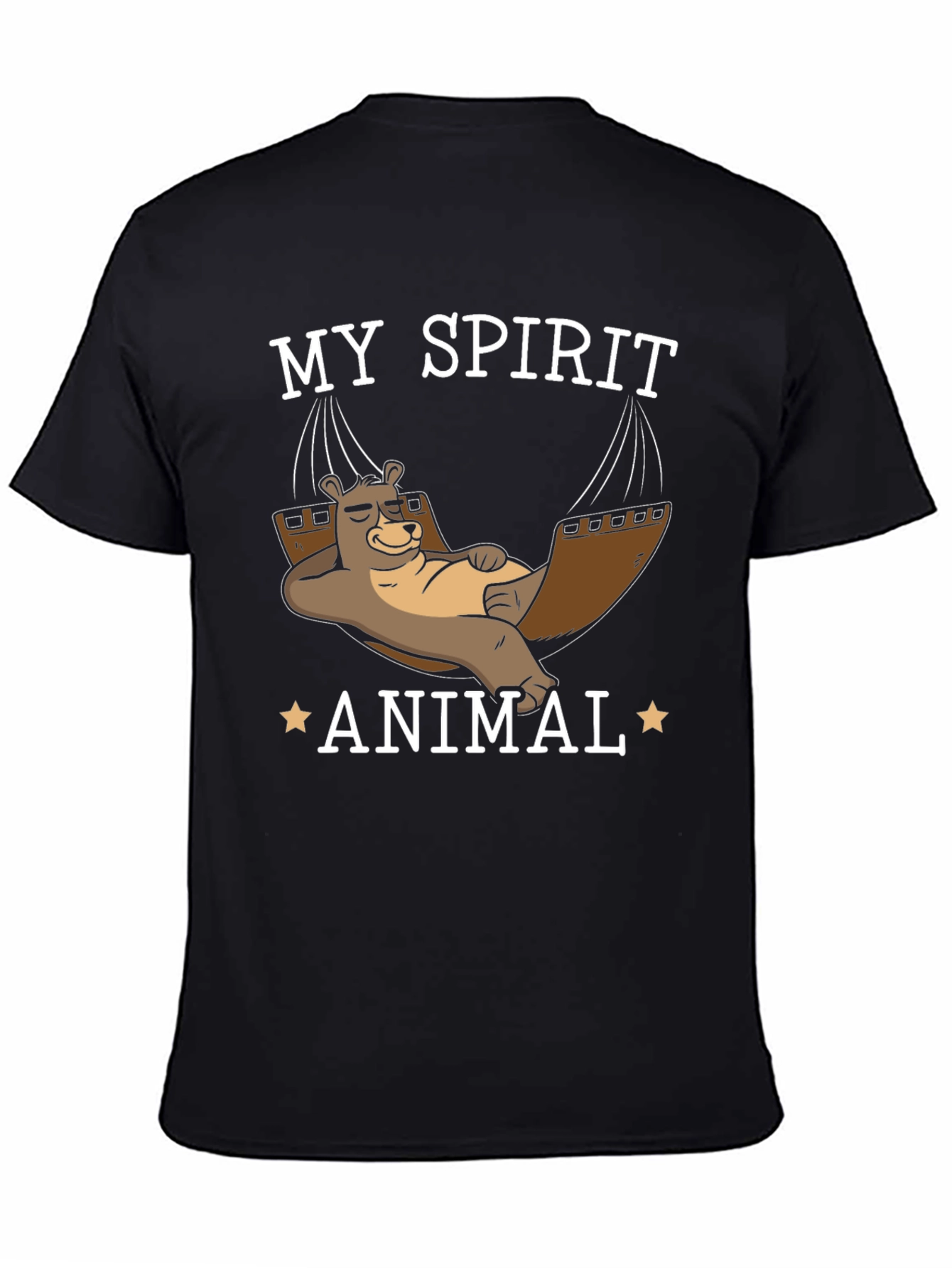 My Spirit Animal T-Shirt - Lazy Bear Hammock Design