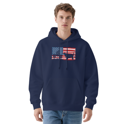 Freedom Is Not Free' Vintage Flag Eagle Bear Hoodie