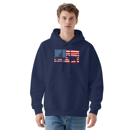 Freedom Is Not Free' Vintage Flag Eagle Bear Hoodie