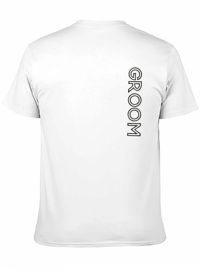 Groom Black Crewneck T-Shirt