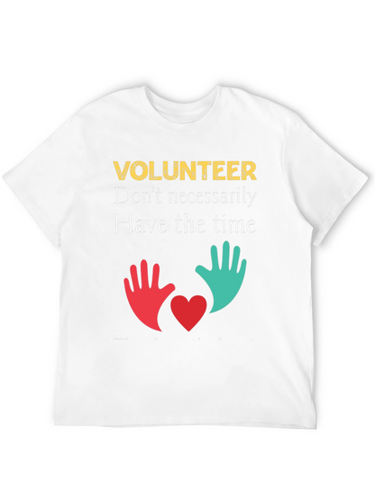 Volunteer T-Shirt: Time & Heart Design