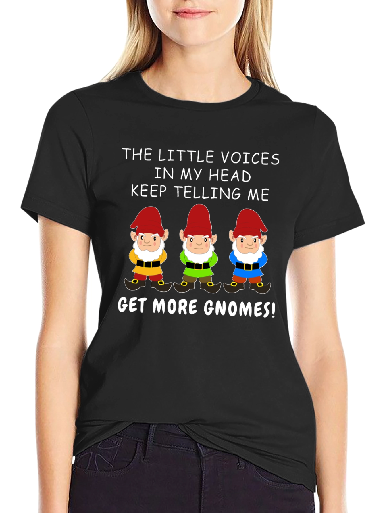 Funny Gnome T-Shirt: The Little Voices