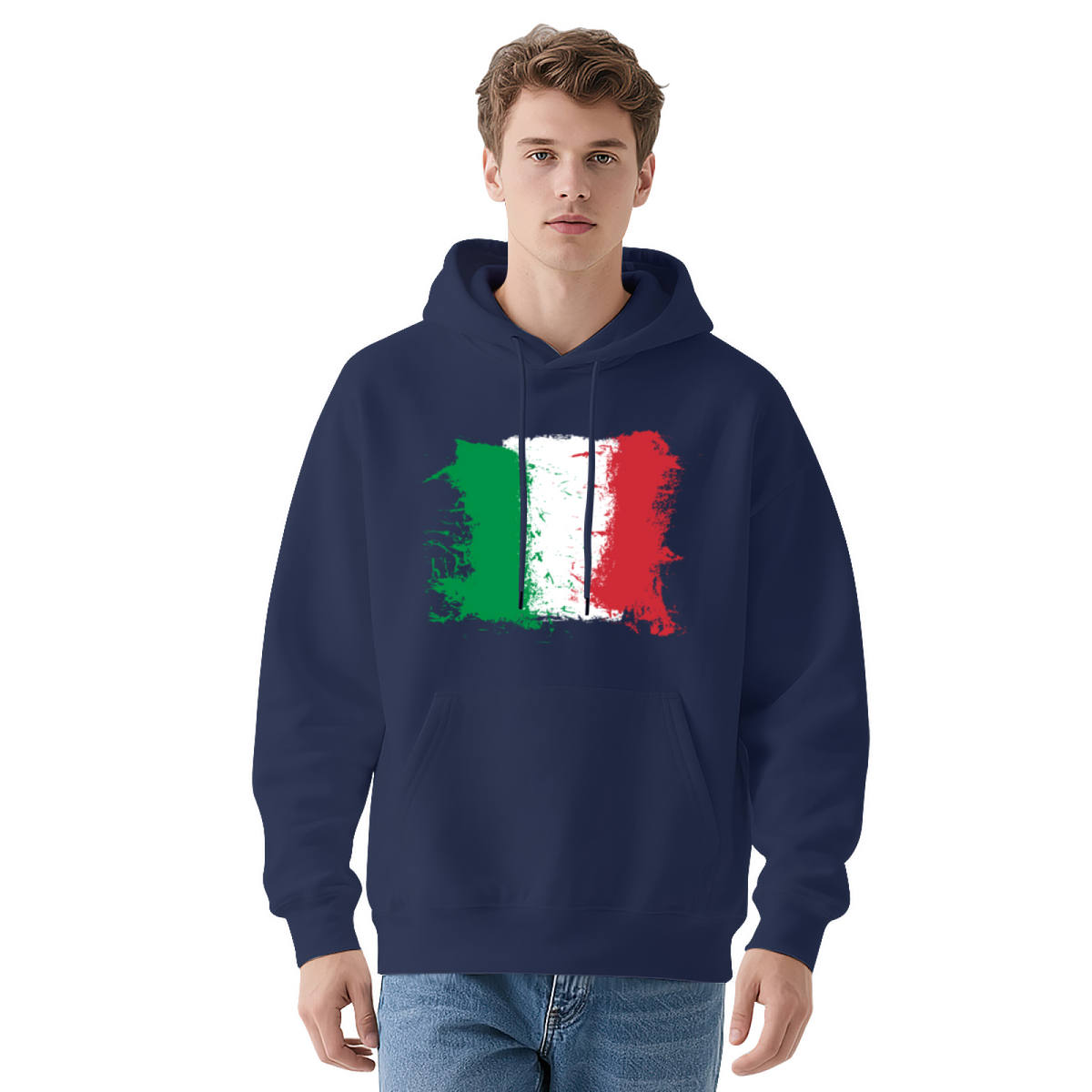Unisex Graphic Hoodie - Distressed, Grunge-Style Illustration