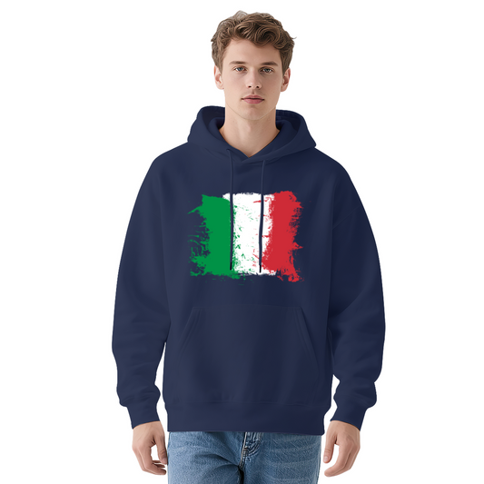 Unisex Graphic Hoodie - Distressed, Grunge-Style Illustration