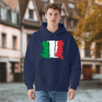 Unisex Graphic Hoodie - Distressed, Grunge-Style Illustration