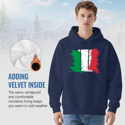 Unisex Graphic Hoodie - Distressed, Grunge-Style Illustration