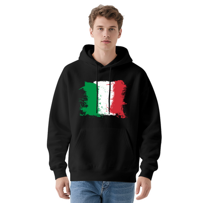 Unisex Graphic Hoodie - Distressed, Grunge-Style Illustration