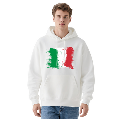 Unisex Graphic Hoodie - Distressed, Grunge-Style Illustration
