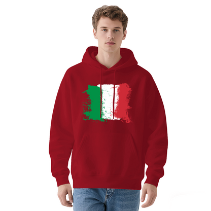 Unisex Graphic Hoodie - Distressed, Grunge-Style Illustration