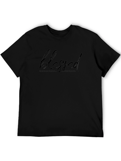 Blessed Graphic Tee - Classic Black T-Shirt