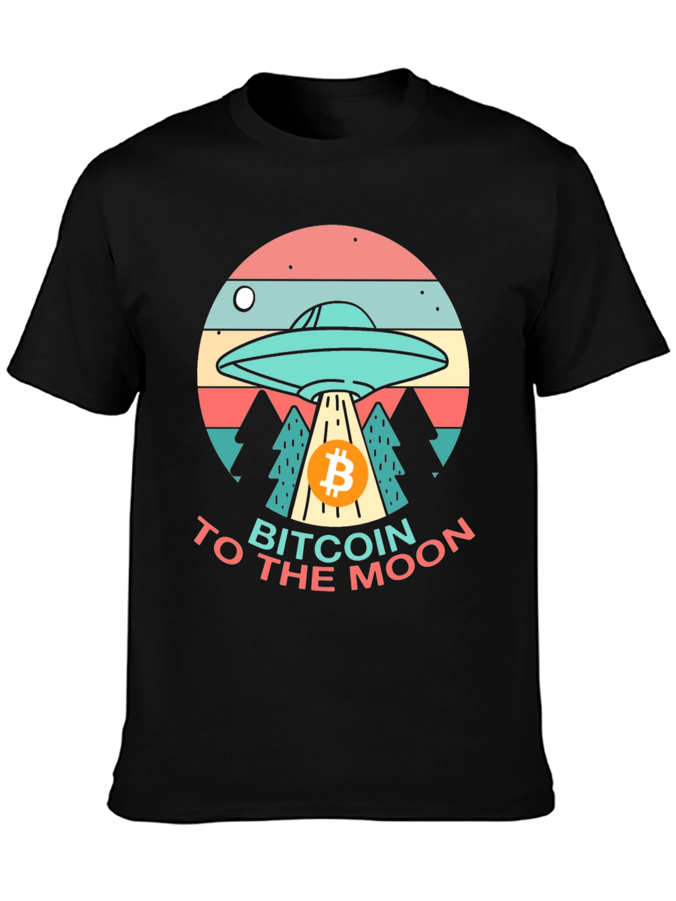 Bitcoin to the Moon T-Shirt