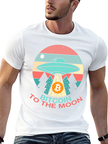 Bitcoin to the Moon T-Shirt