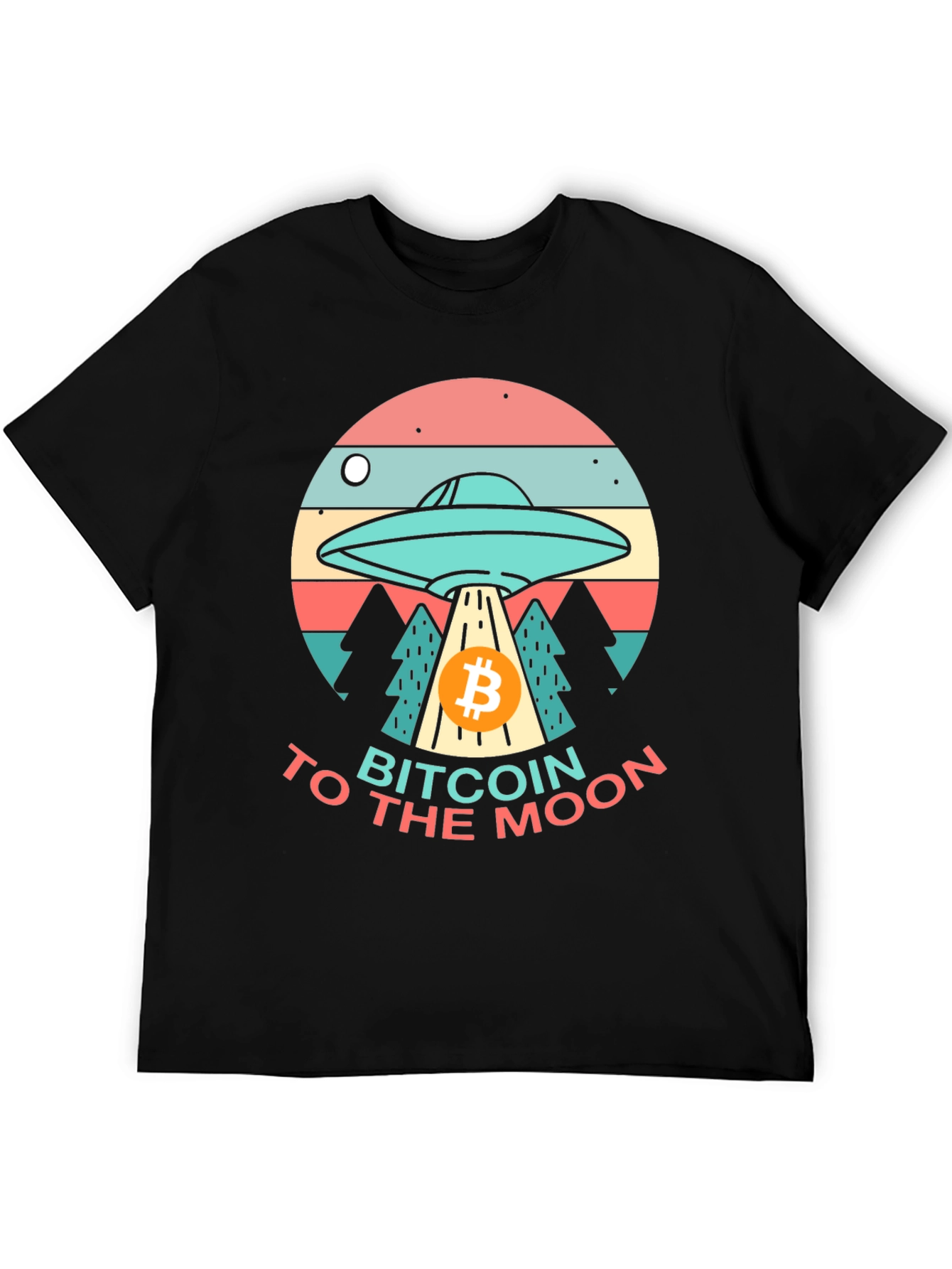 Bitcoin to the Moon T-Shirt