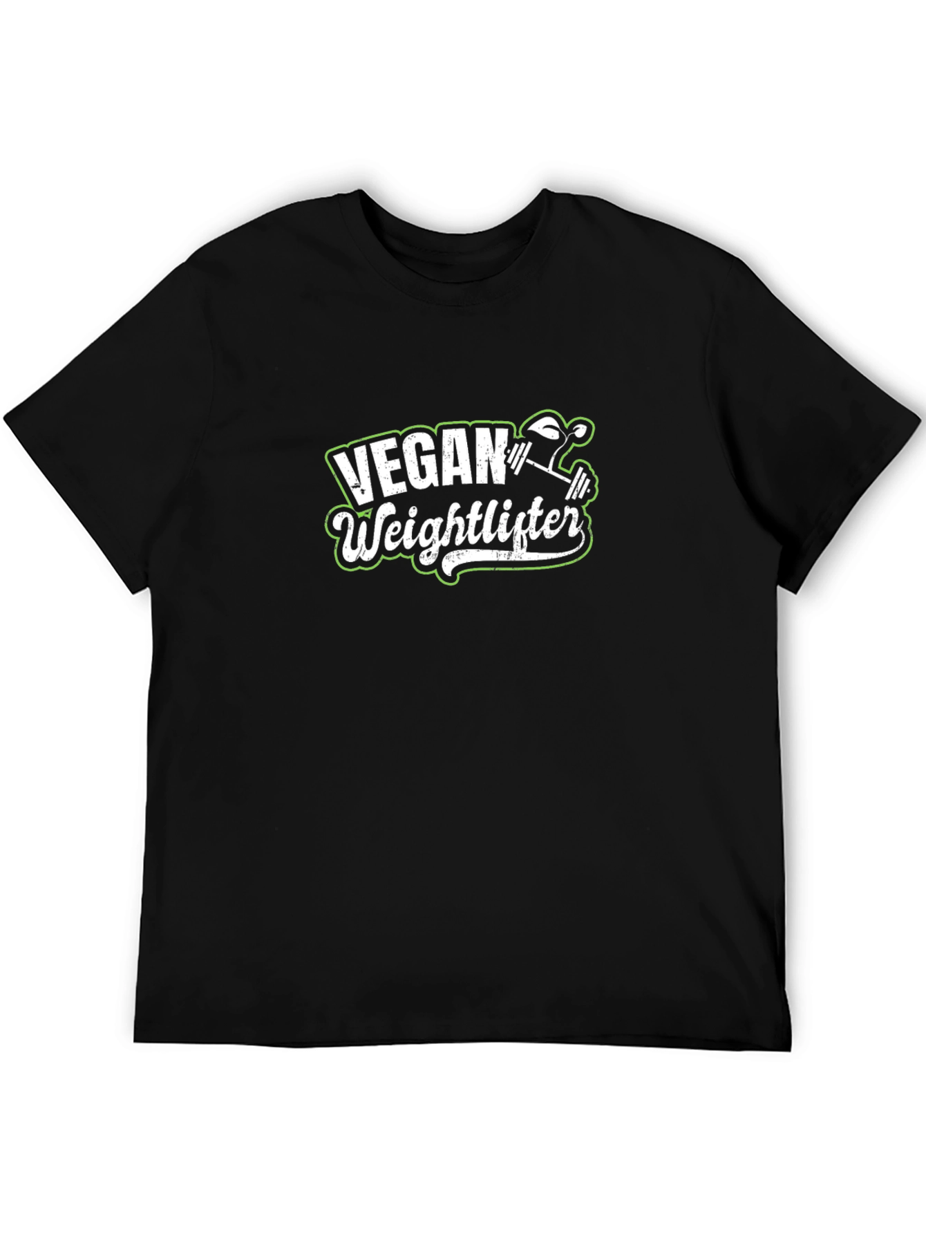 Vegan Weightlifter T-Shirt - Plant-Based Power!