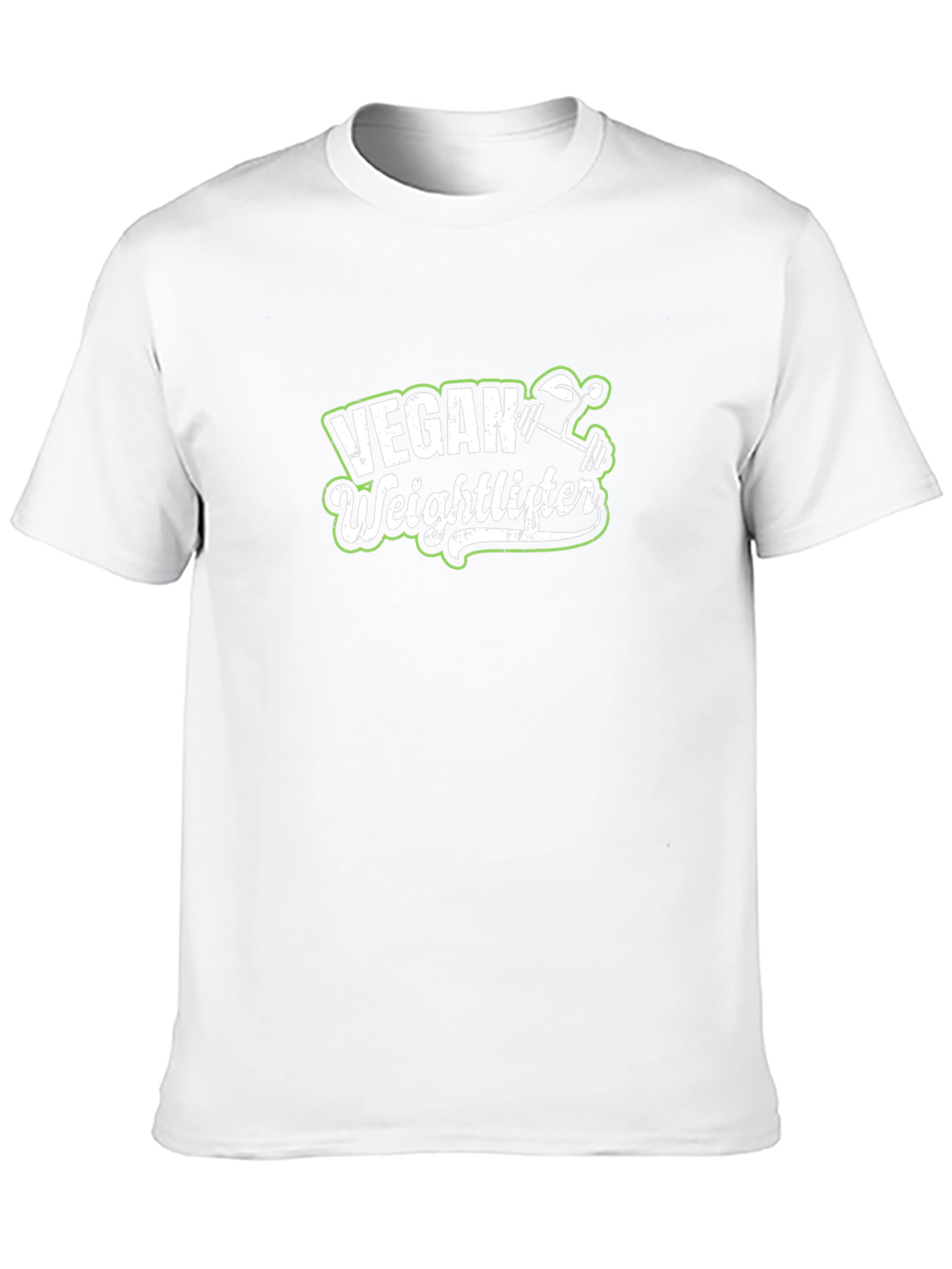 Vegan Weightlifter T-Shirt - Plant-Based Power!