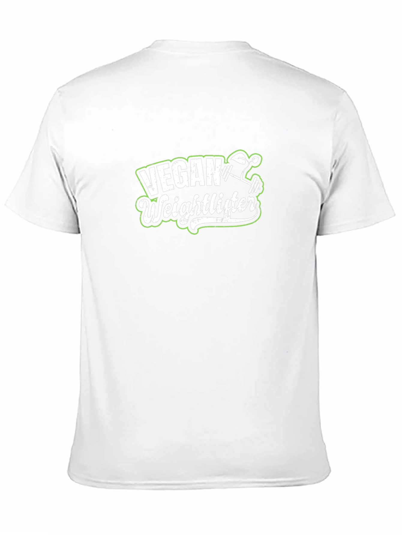 Vegan Weightlifter T-Shirt - Plant-Based Power!