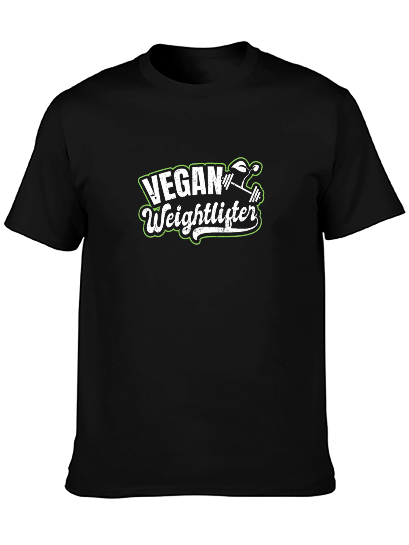 Vegan Weightlifter T-Shirt - Plant-Based Power!