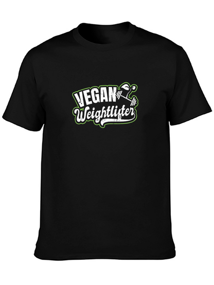 Vegan Weightlifter T-Shirt - Plant-Based Power!