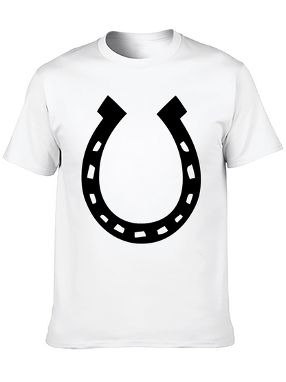 Lucky Horseshoe Graphic Tee - Classic Black T-Shirt