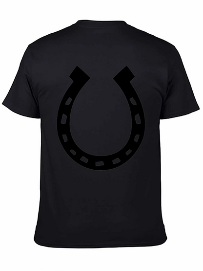 Lucky Horseshoe Graphic Tee - Classic Black T-Shirt