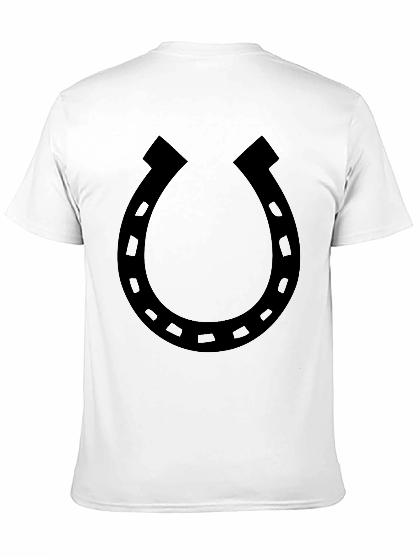 Lucky Horseshoe Graphic Tee - Classic Black T-Shirt