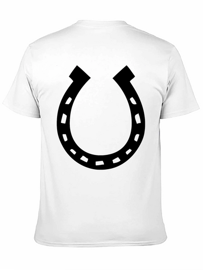 Lucky Horseshoe Graphic Tee - Classic Black T-Shirt