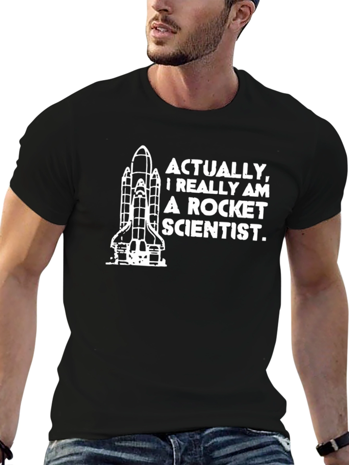 Rocket Scientist T-Shirt - Space Shuttle Design