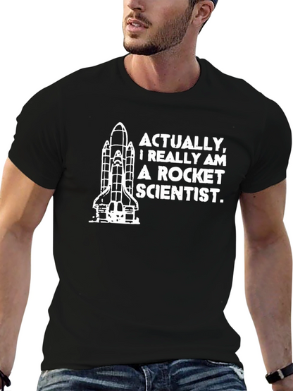 Rocket Scientist T-Shirt - Space Shuttle Design